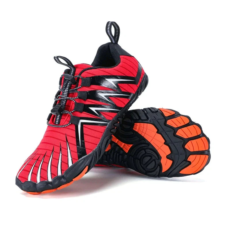 Blotcha Men's Five-Finger Hiking Shoes Breathable Barefoot Trail Running Climbing Sneakers