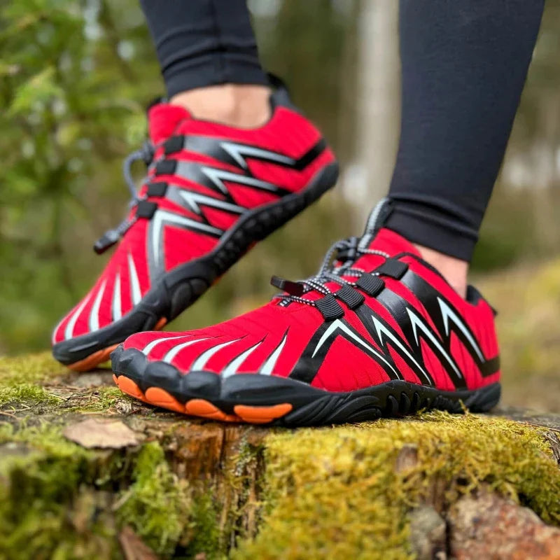 Blotcha Men's Five-Finger Hiking Shoes Breathable Barefoot Trail Running Climbing Sneakers