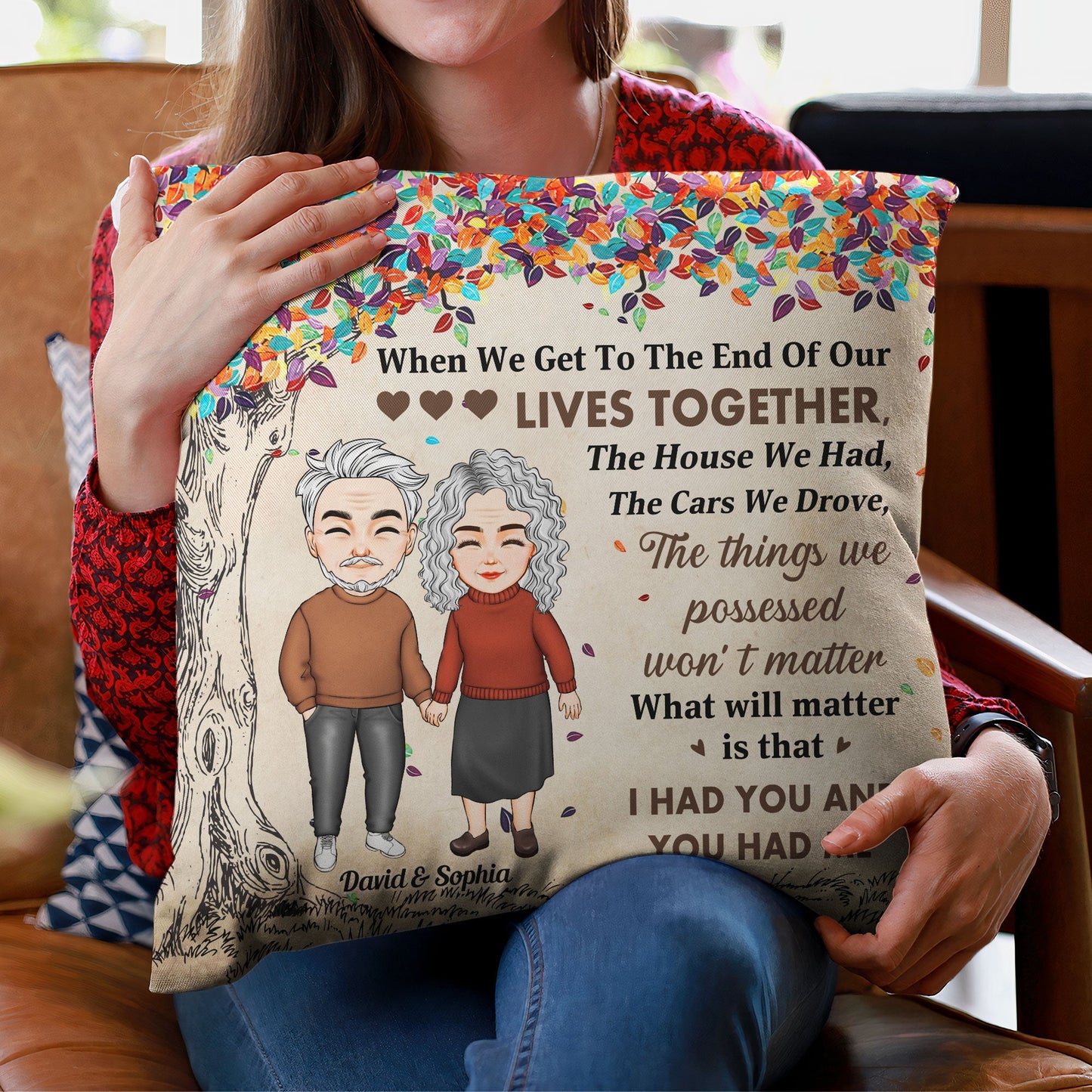 I Had You And You Had Me – Personalized Pillow – Anniversary, Valentine, Christmas, New Year Gift For Couple, Husband, Wife, Lover, Boyfriend, Girlfriend