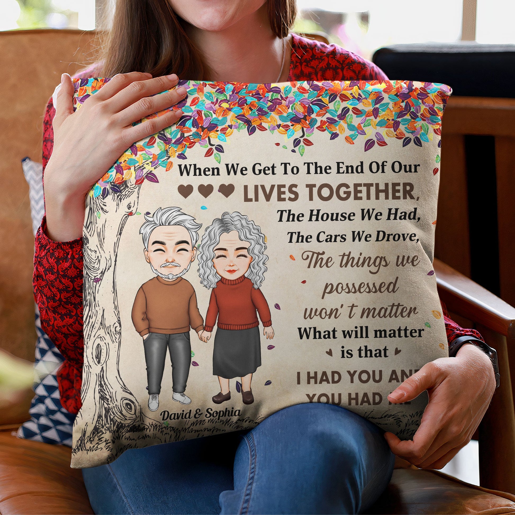 I Had You And You Had Me – Personalized Pillow – Anniversary, Valentine, Christmas, New Year Gift For Couple, Husband, Wife, Lover, Boyfriend, Girlfriend