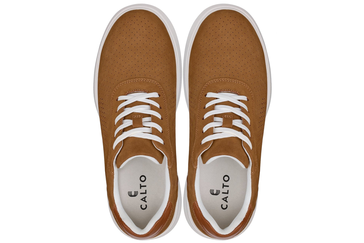CALTO J1583 Lightweight Height-Increasing Casual Walker Sneaker - Premium Design - Comfortable Support - Quality Footwear