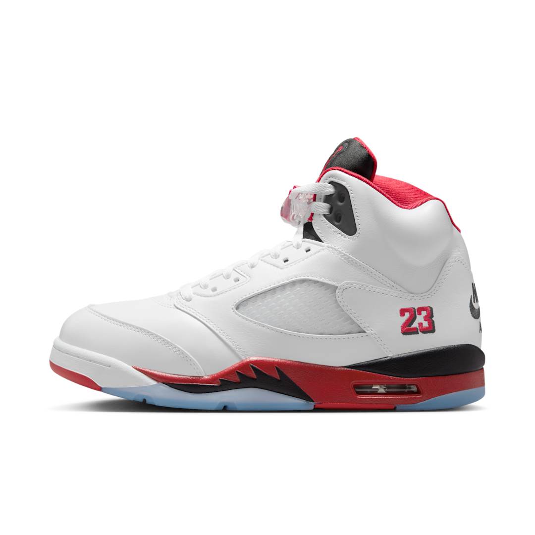 Air Jordan 5 “Fire Red” with Black Tongue