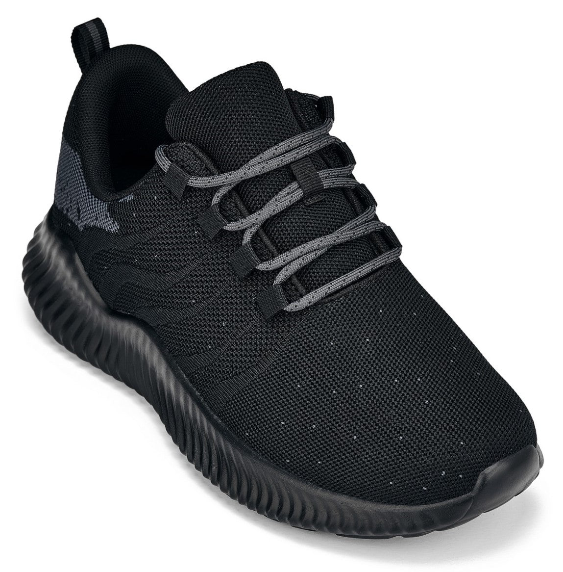 CALTO Q216 Ultra Lightweight Height-Increasing Casual Sneaker - 2.8 Inches Taller - Black Grey - Premium Comfort Design