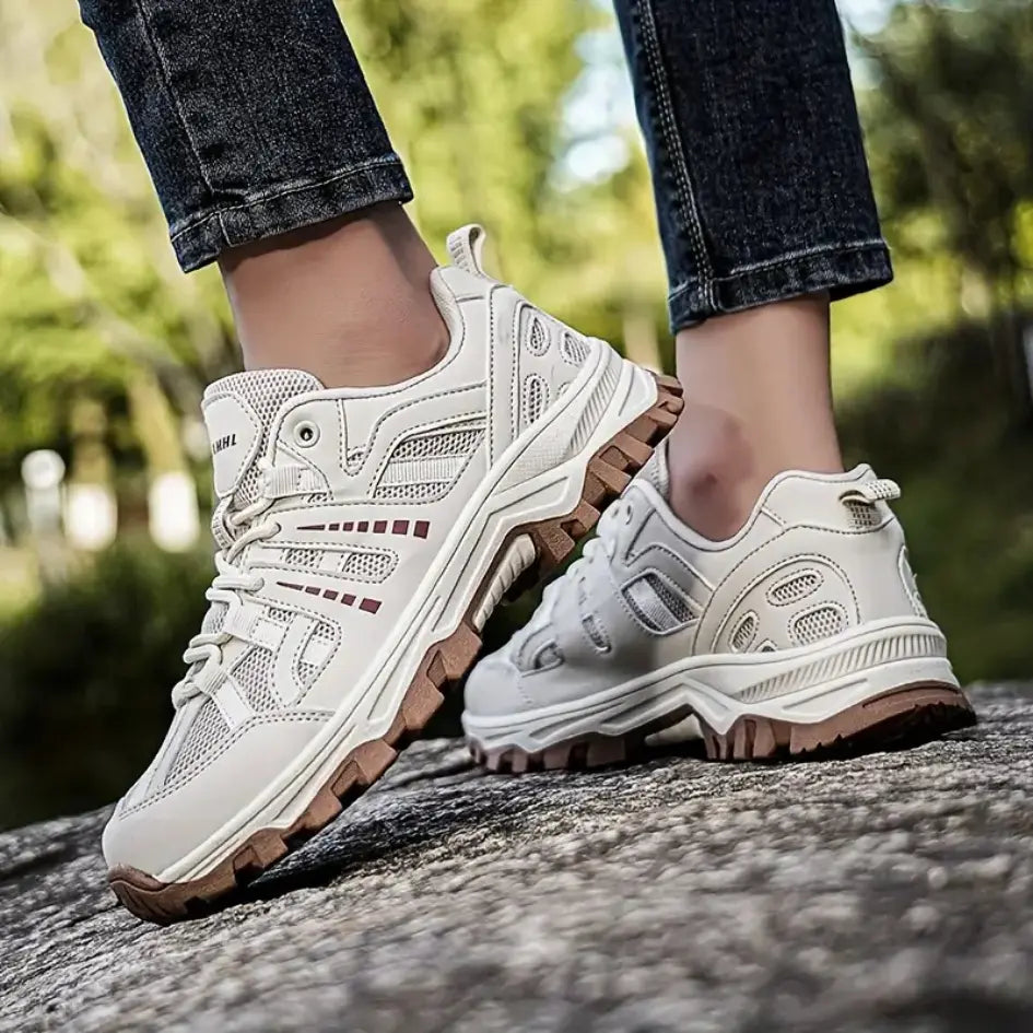 Blotcha Men's Women's Breathable Mesh Hiking Shoes Anti-Slip Trekking Sneakers