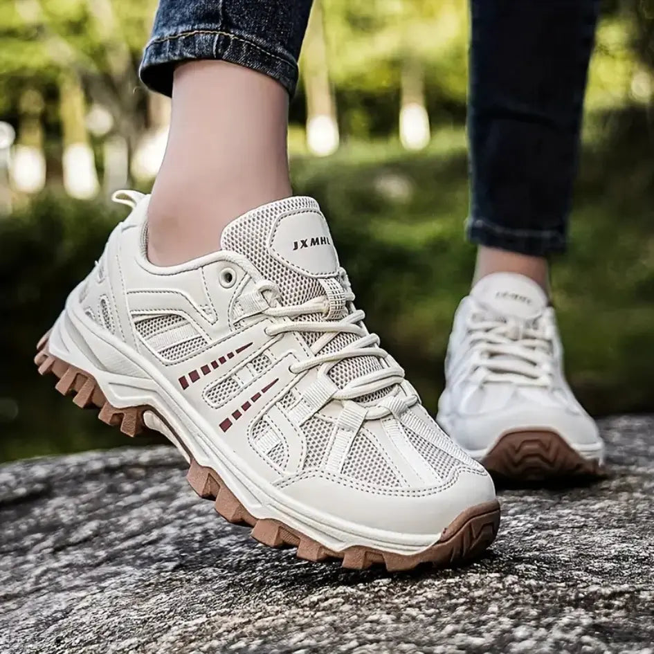 Blotcha Men's Women's Breathable Mesh Hiking Shoes Anti-Slip Trekking Sneakers