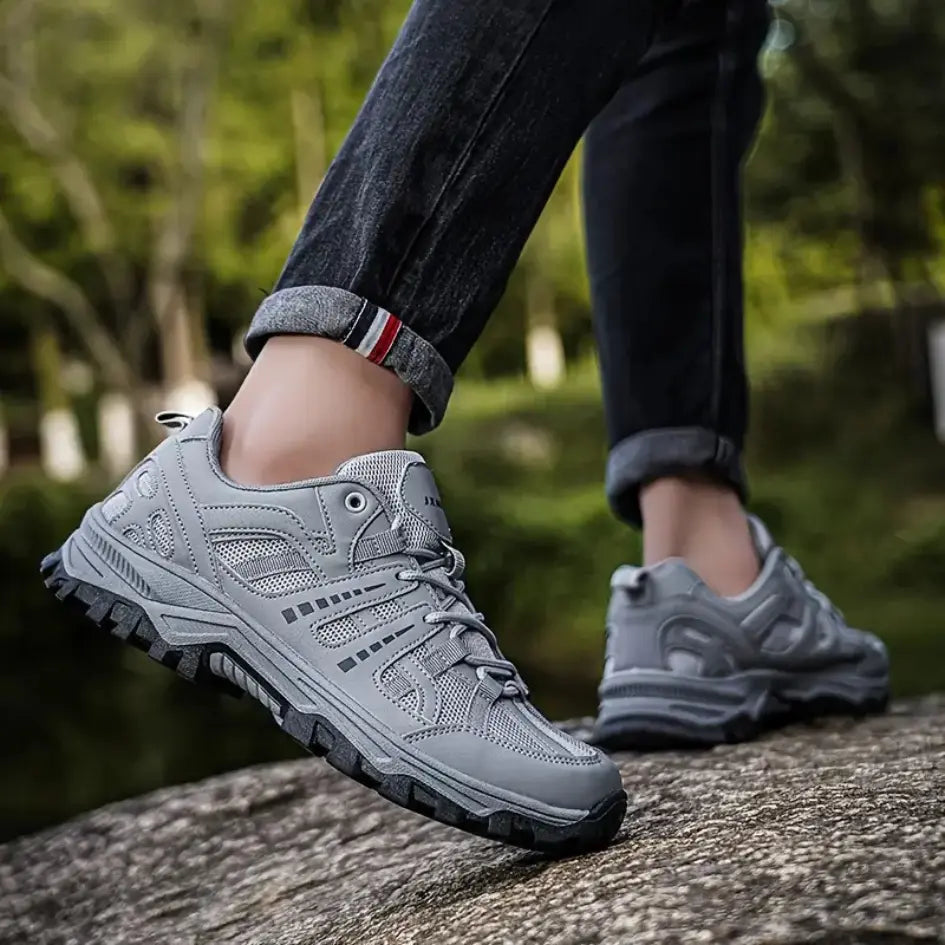 Blotcha Men's Women's Breathable Mesh Hiking Shoes Anti-Slip Trekking Sneakers