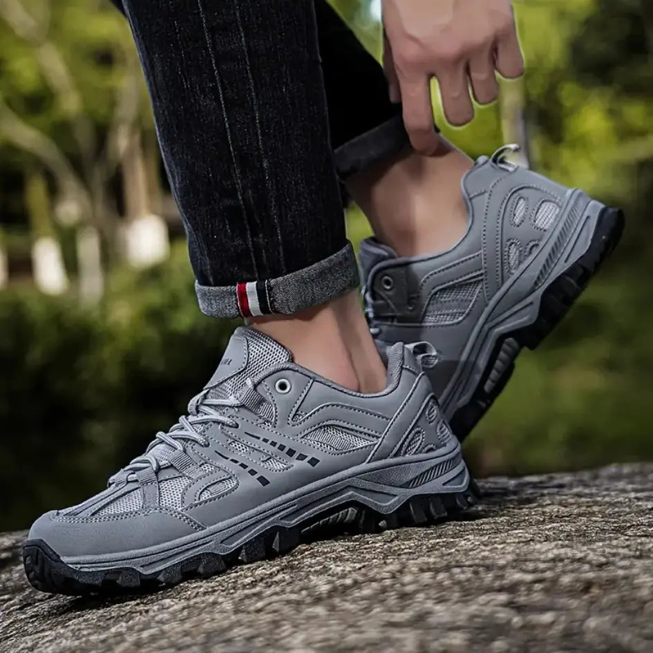 Blotcha Men's Women's Breathable Mesh Hiking Shoes Anti-Slip Trekking Sneakers