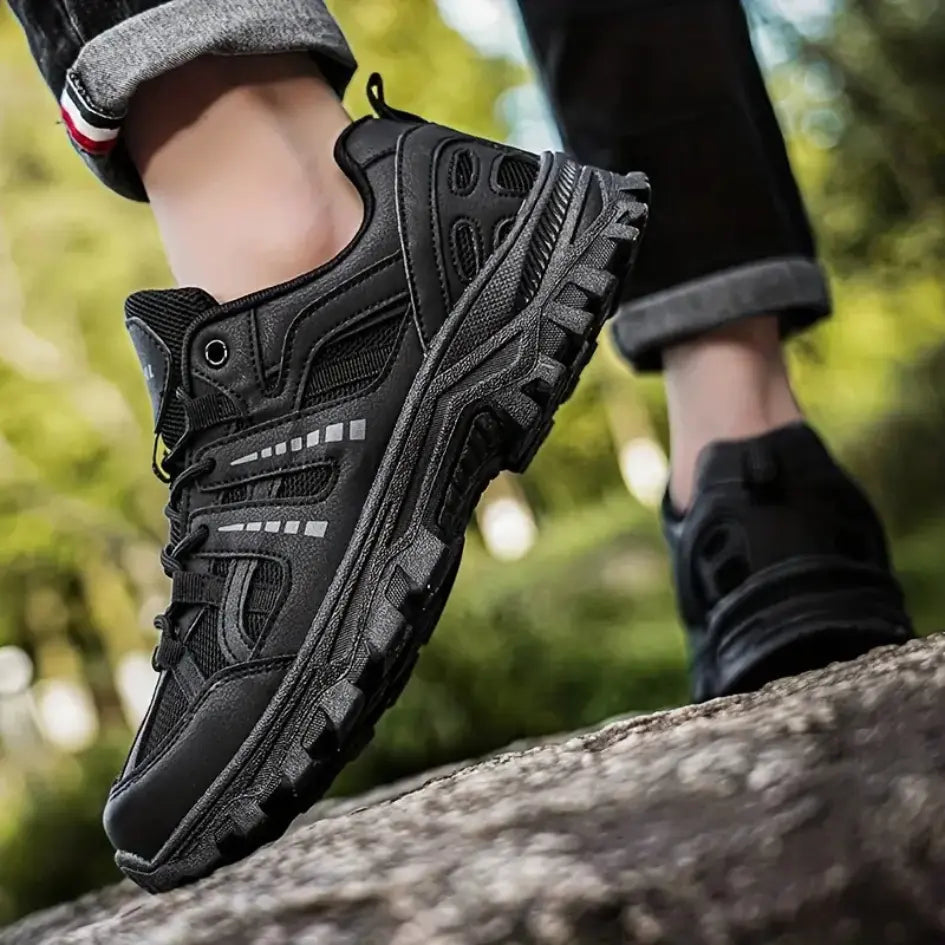 Blotcha Men's Women's Breathable Mesh Hiking Shoes Anti-Slip Trekking Sneakers