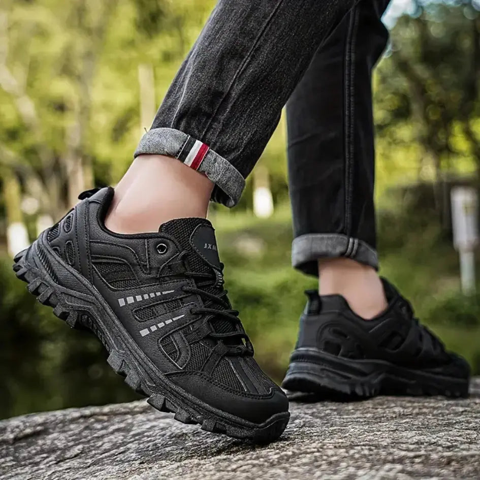 Blotcha Men's Women's Breathable Mesh Hiking Shoes Anti-Slip Trekking Sneakers