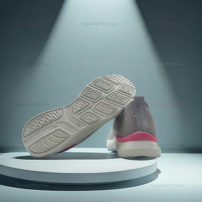 Elevate Your Run: Ultra-Lightweight Breathable Athletic Sneakers for Women - Perfect for Spring & Autumn Activities!