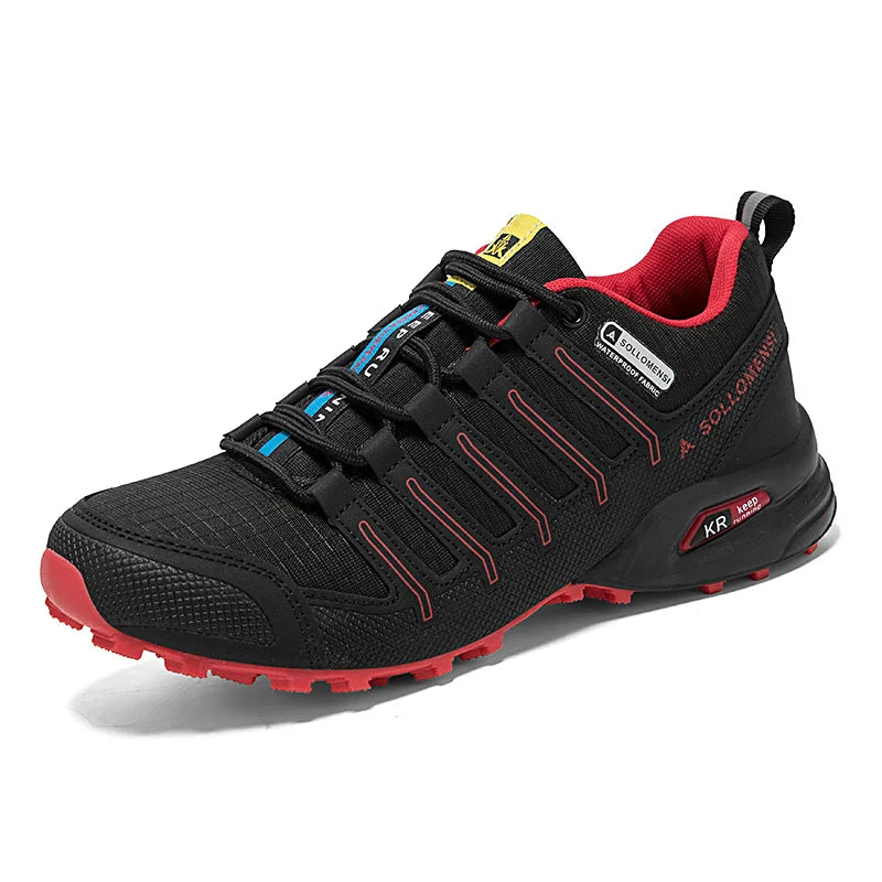Blotcha Men's Orthopedic Waterproof Hiking Shoes - Non-Slip Outdoor Trekking Walking Sneakers