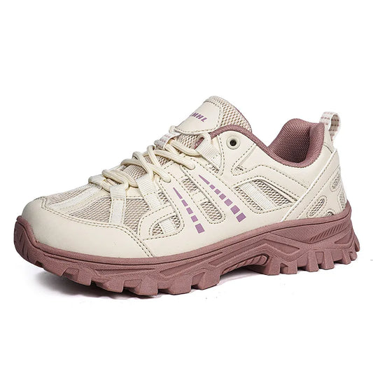 Blotcha Men's Women's Breathable Mesh Hiking Shoes Anti-Slip Trekking Sneakers