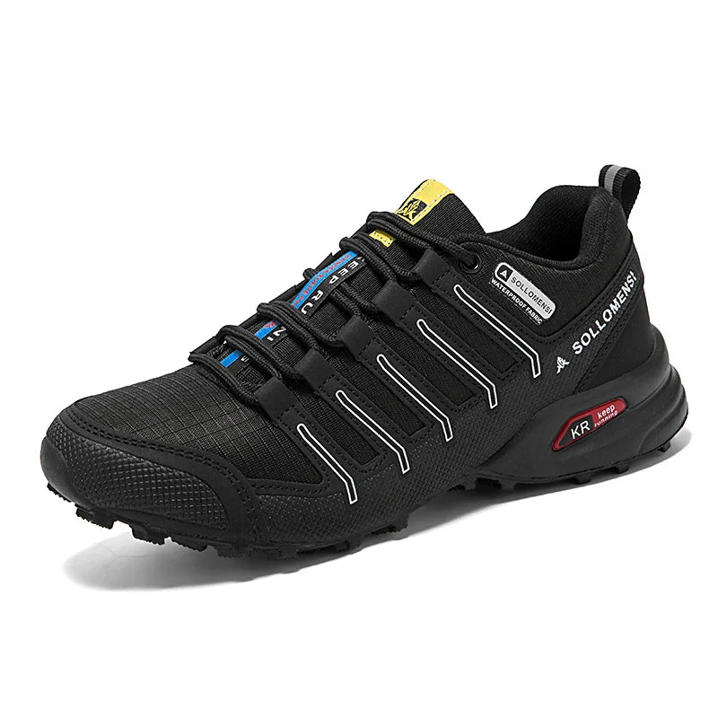 Blotcha Men's Orthopedic Waterproof Hiking Shoes - Non-Slip Outdoor Trekking Walking Sneakers