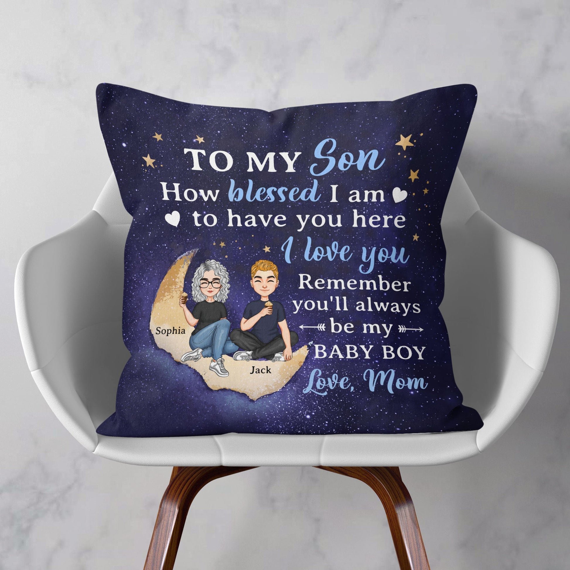 To My Daughter To My Son I Love You – Personalized Pillow – Birthday, Loving Gift For Daughter, Son, Kids