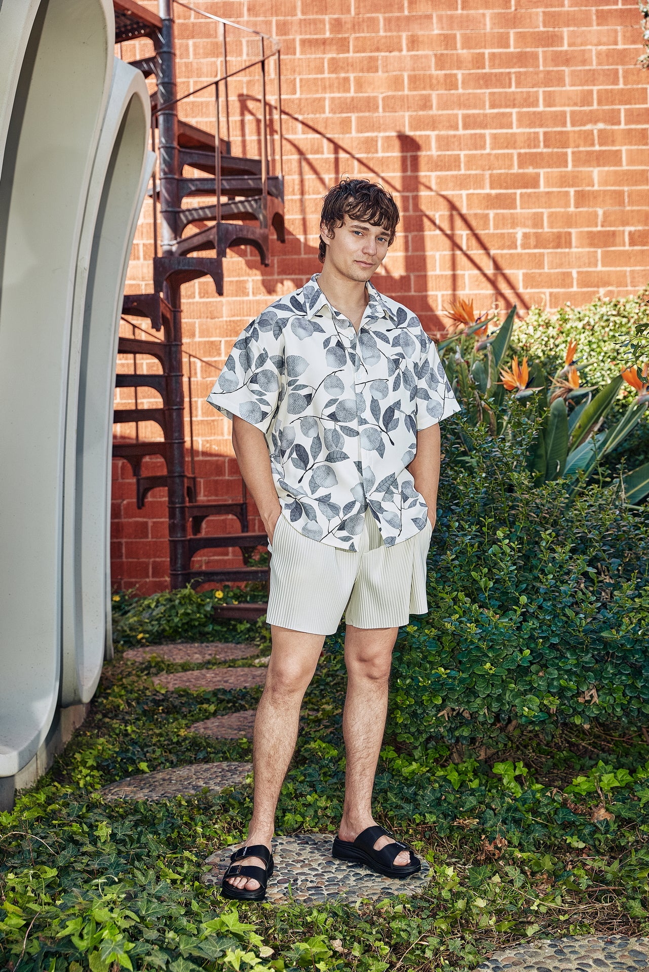 CALTO X1660 Dual Adjustable Height-Increasing Casual Sandal - 2 Inches Taller - Black Buckle - Premium Comfort Design