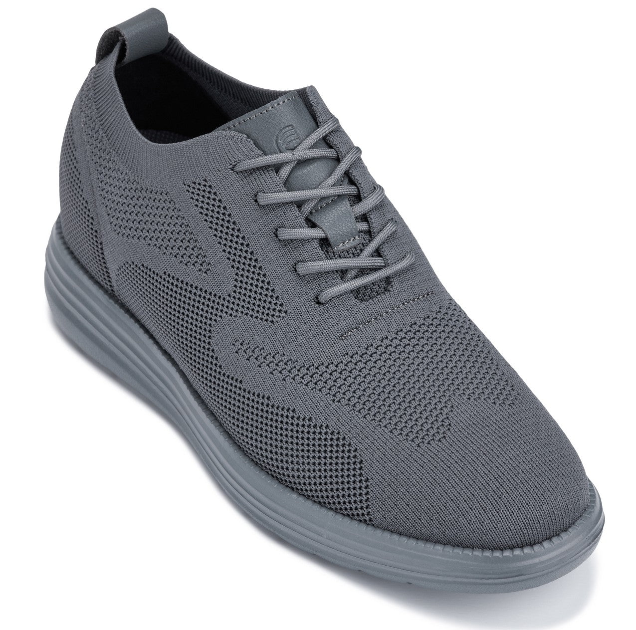 CALTO X2641 Height-Increasing Casual Sneaker - Iron Dark Grey - 2.8 Inches Taller - Premium - Quality Footwear Design
