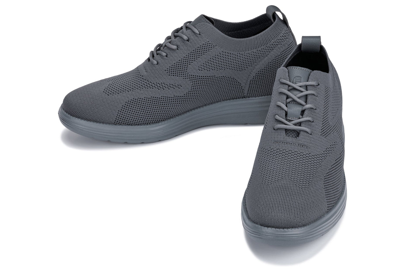 CALTO X2641 Height-Increasing Casual Sneaker - Iron Dark Grey - 2.8 Inches Taller - Premium - Quality Footwear Design