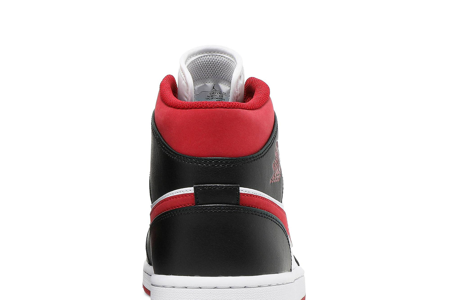 Air Jordan 1 Mid ‘Black Gym Red’ 554724-122