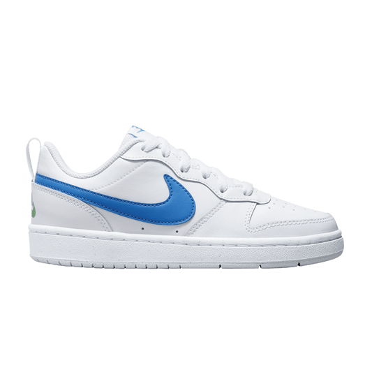 ( Grade School ) Nike Court Borough Low 2 ‘White Photo Blue’ BQ5448-123
