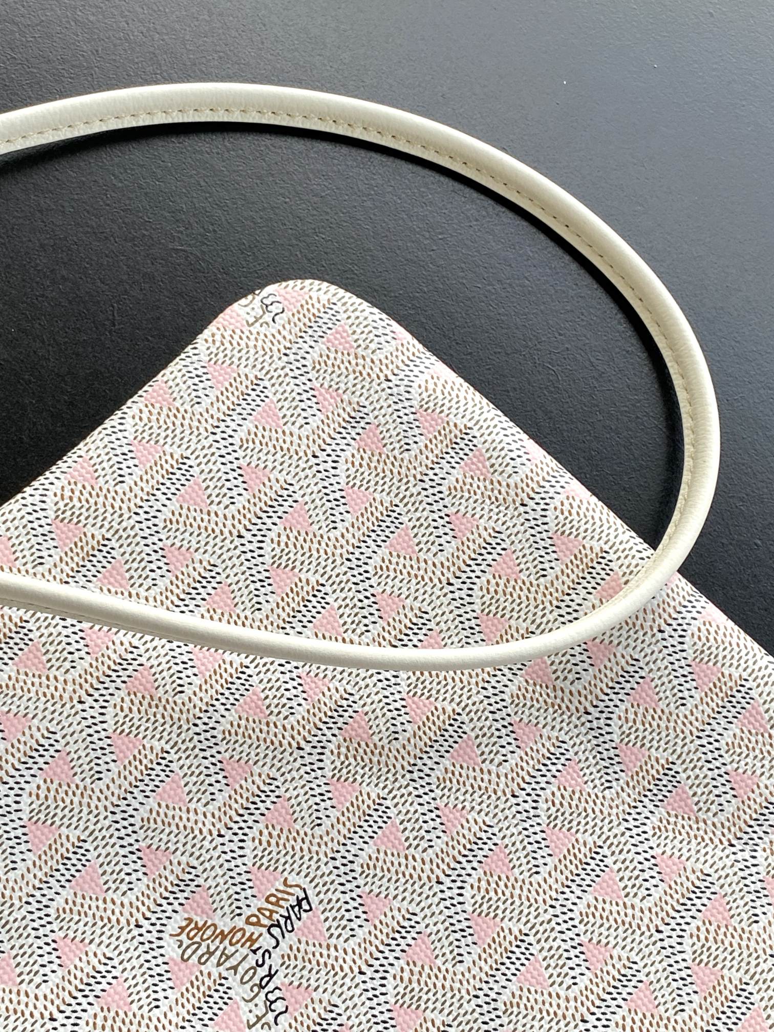 Gogy Mini Fabric Crossbody Tote Bag with Yellow Heart Embroidery