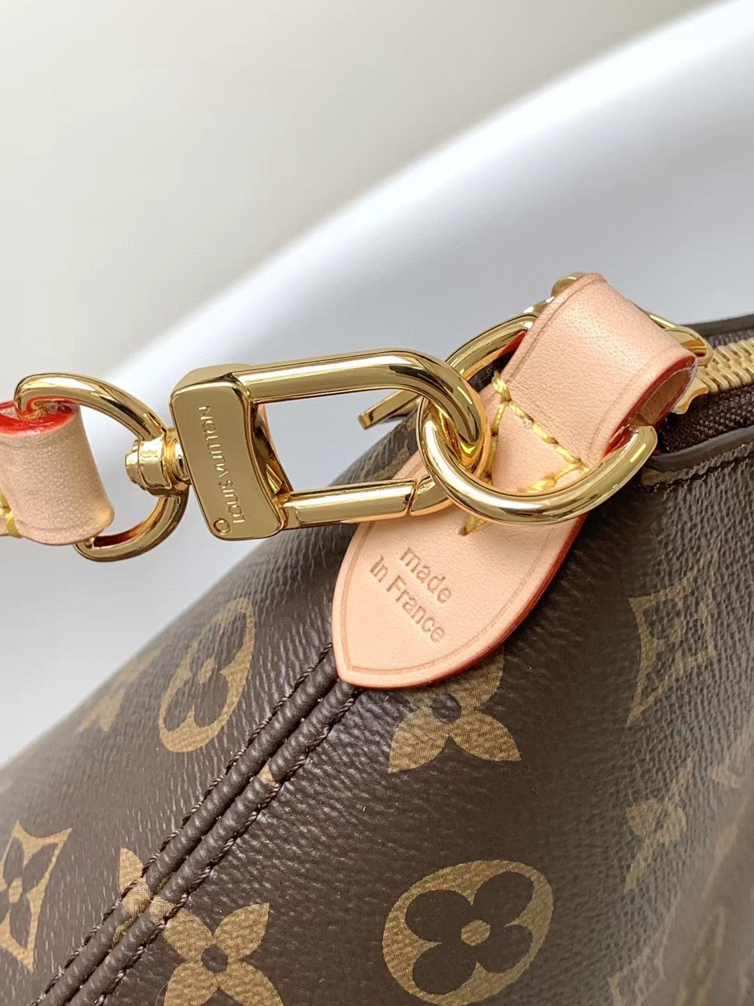 Louis Vuitton Brown Monogram Print Canvas Top Handle Satchel Bag with Shoulder Strap