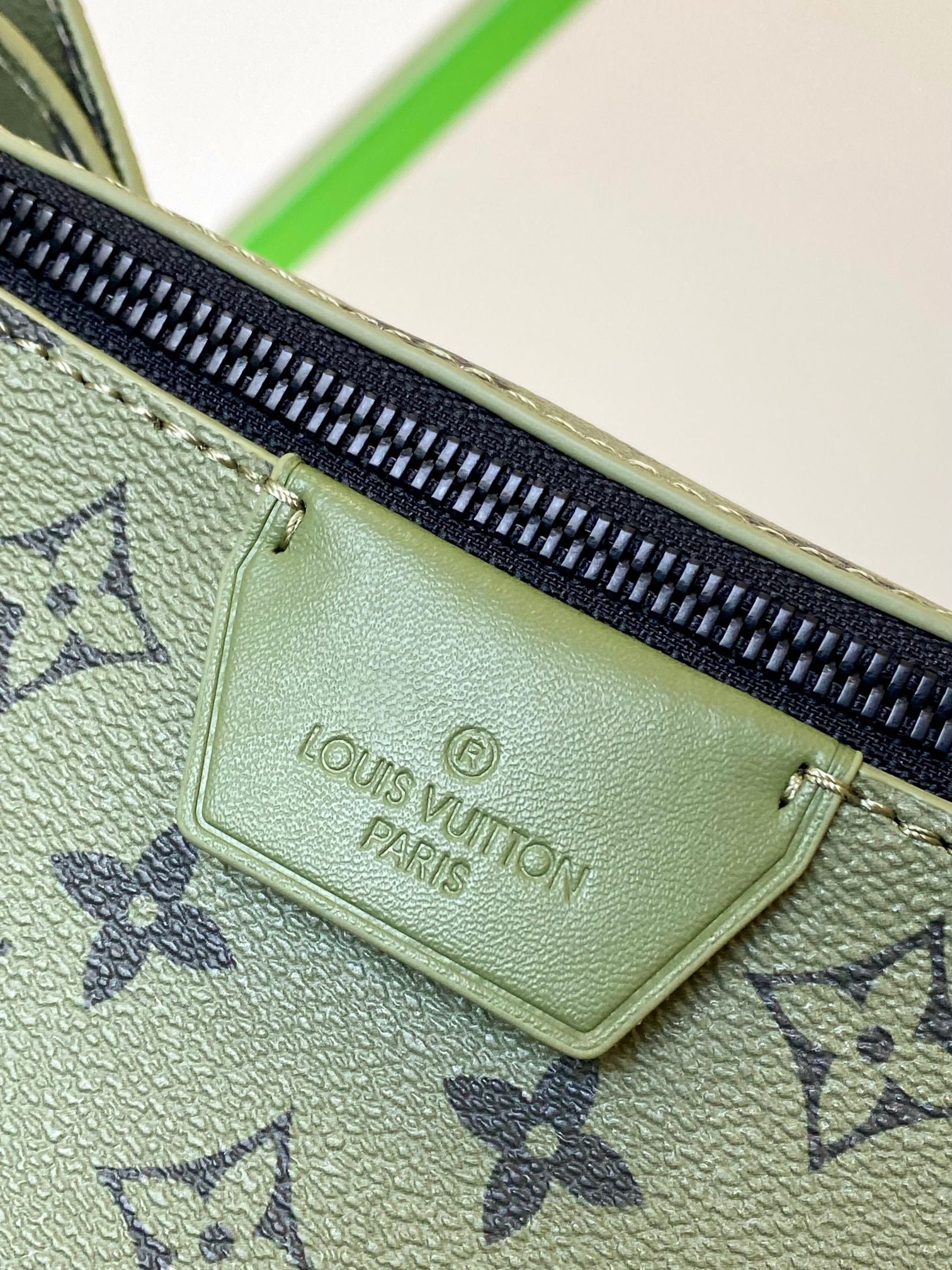 Louis Vuitton Olive Green Monogram Crescent Waist Bag Crossbody Belt Pack