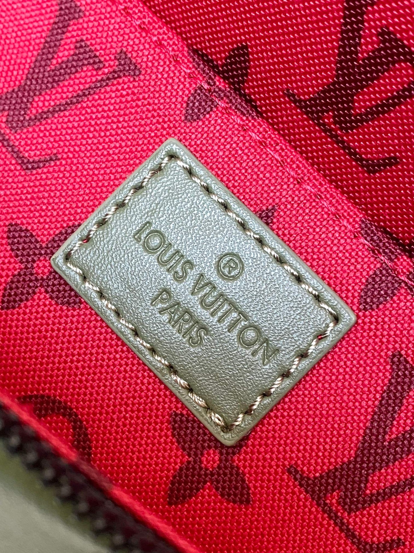 Louis Vuitton Olive Green Monogram Crescent Waist Bag Crossbody Belt Pack