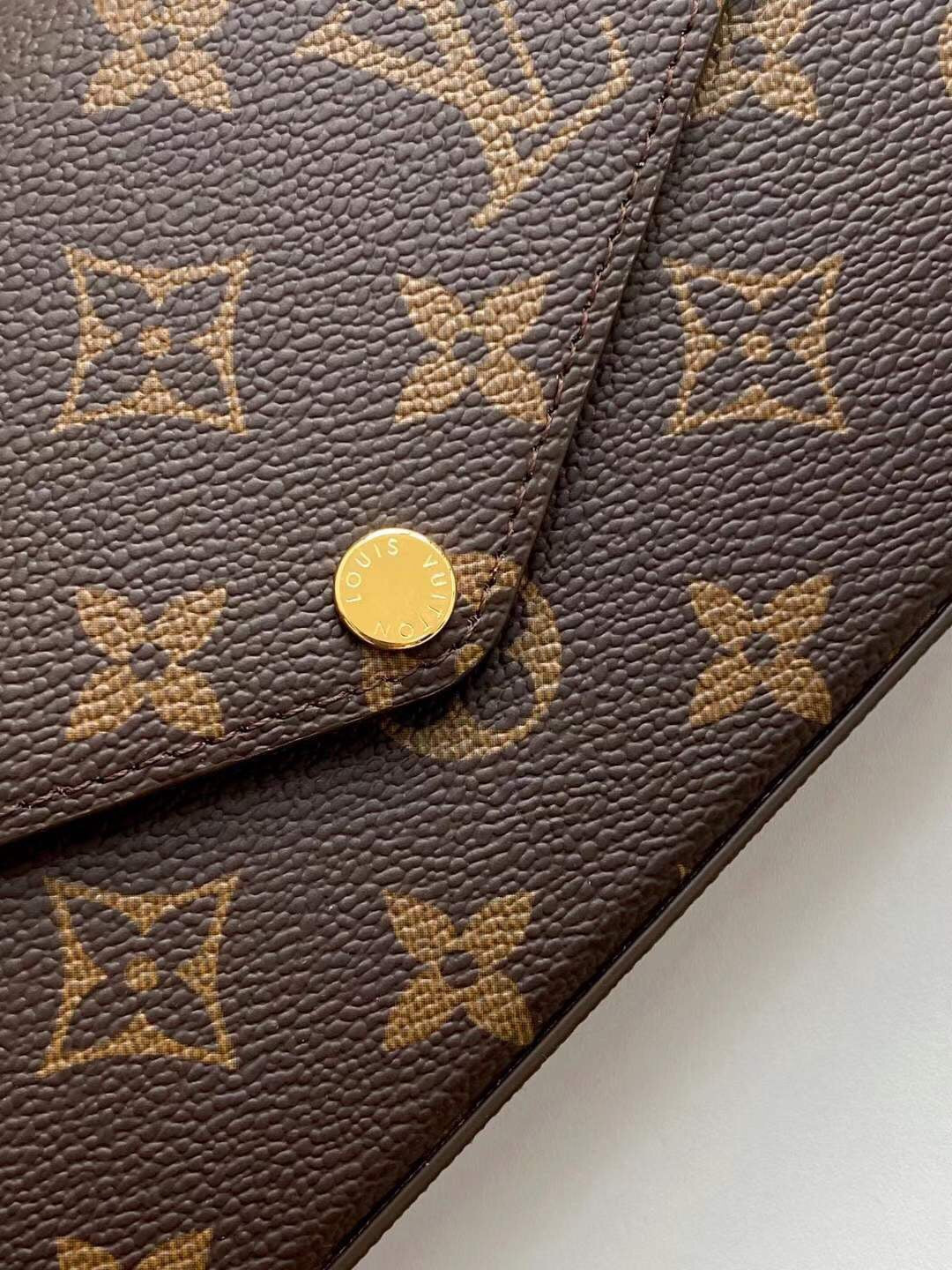 Louis Vuitton Monogram Multi Pouch Crossbody Bag with Green Webbing Strap