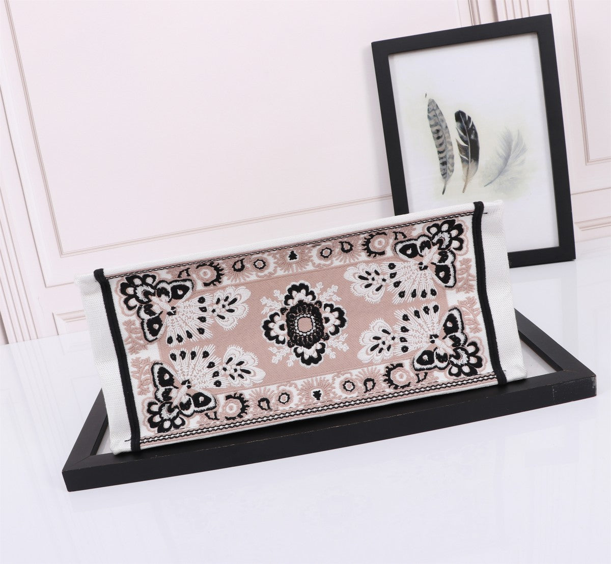 Christian Dior Medium Book Tote - Butterfly Print Canvas Designer Handbag
