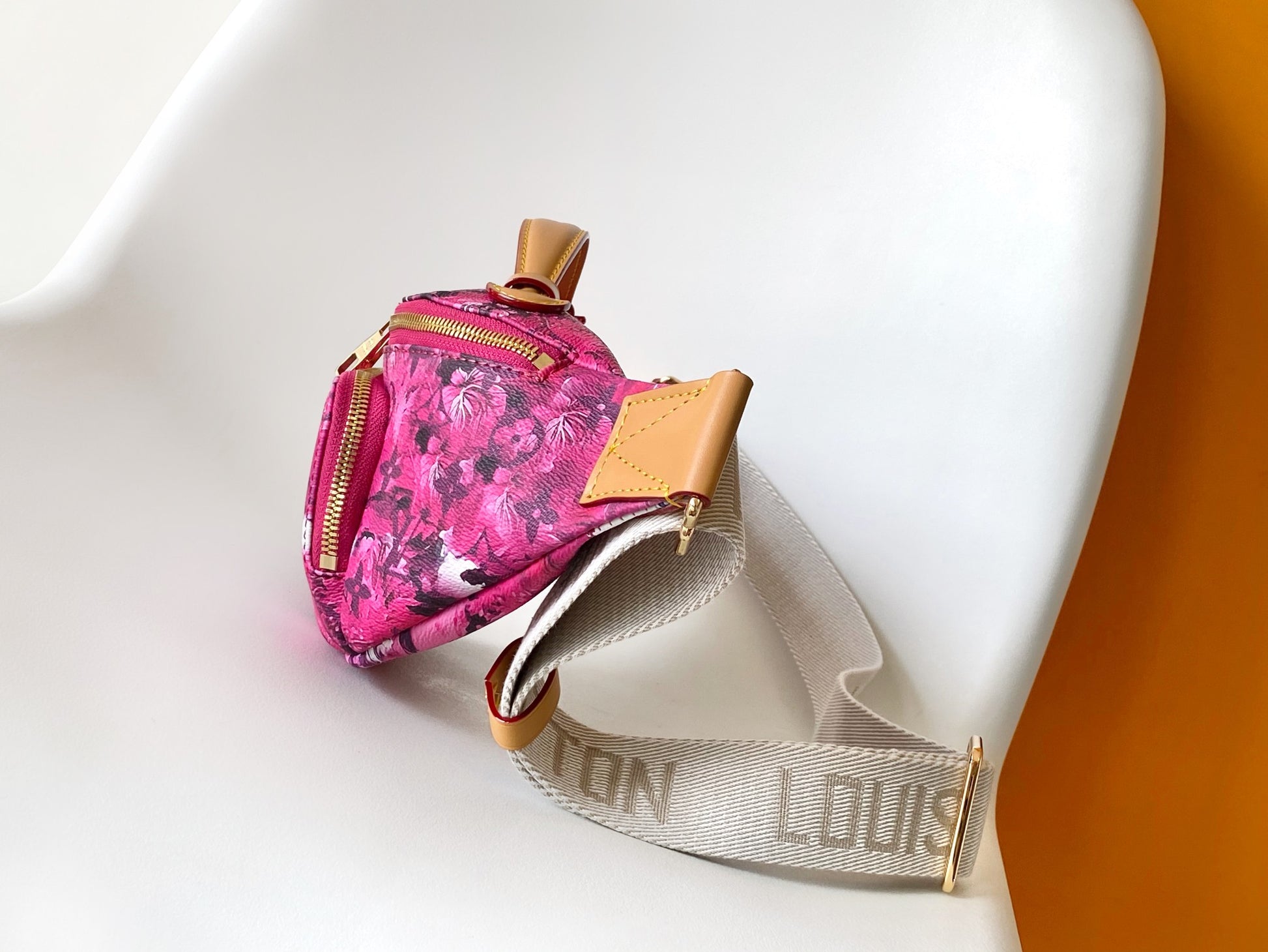 Louis Vuitton Tropical Purple Wave Surfer Print Fanny Pack Waist Bag
