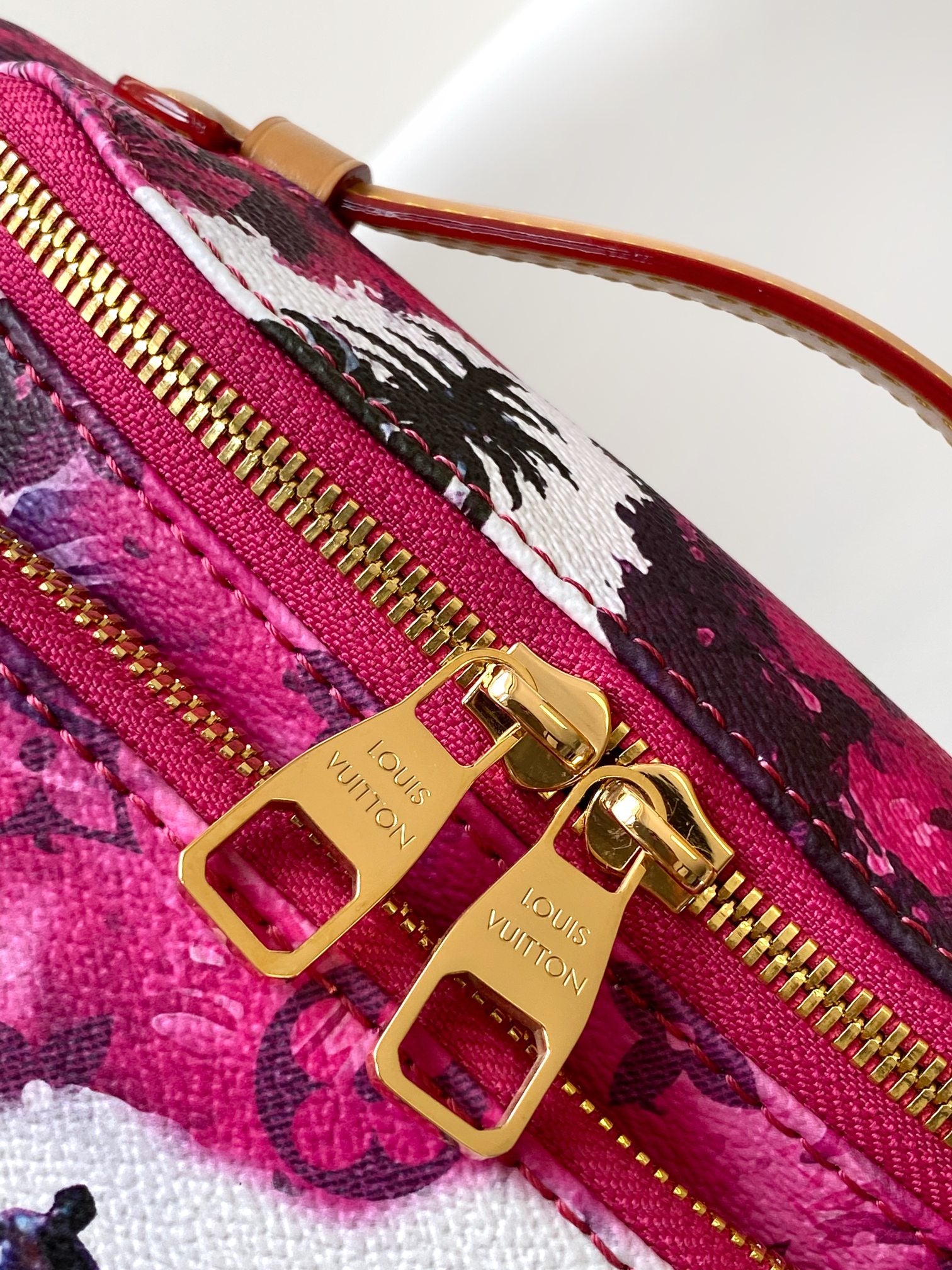 Louis Vuitton Tropical Purple Wave Surfer Print Fanny Pack Waist Bag
