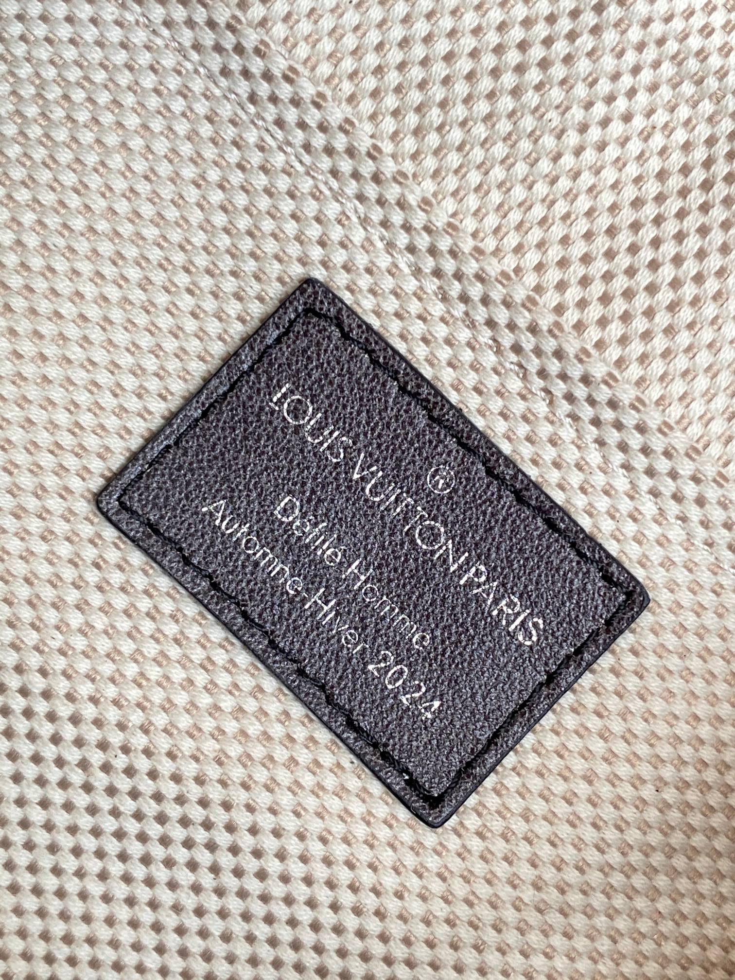 Louis Vuitton Charcoal Gray Monogram Canvas Duffle Bag with Fringe Strap