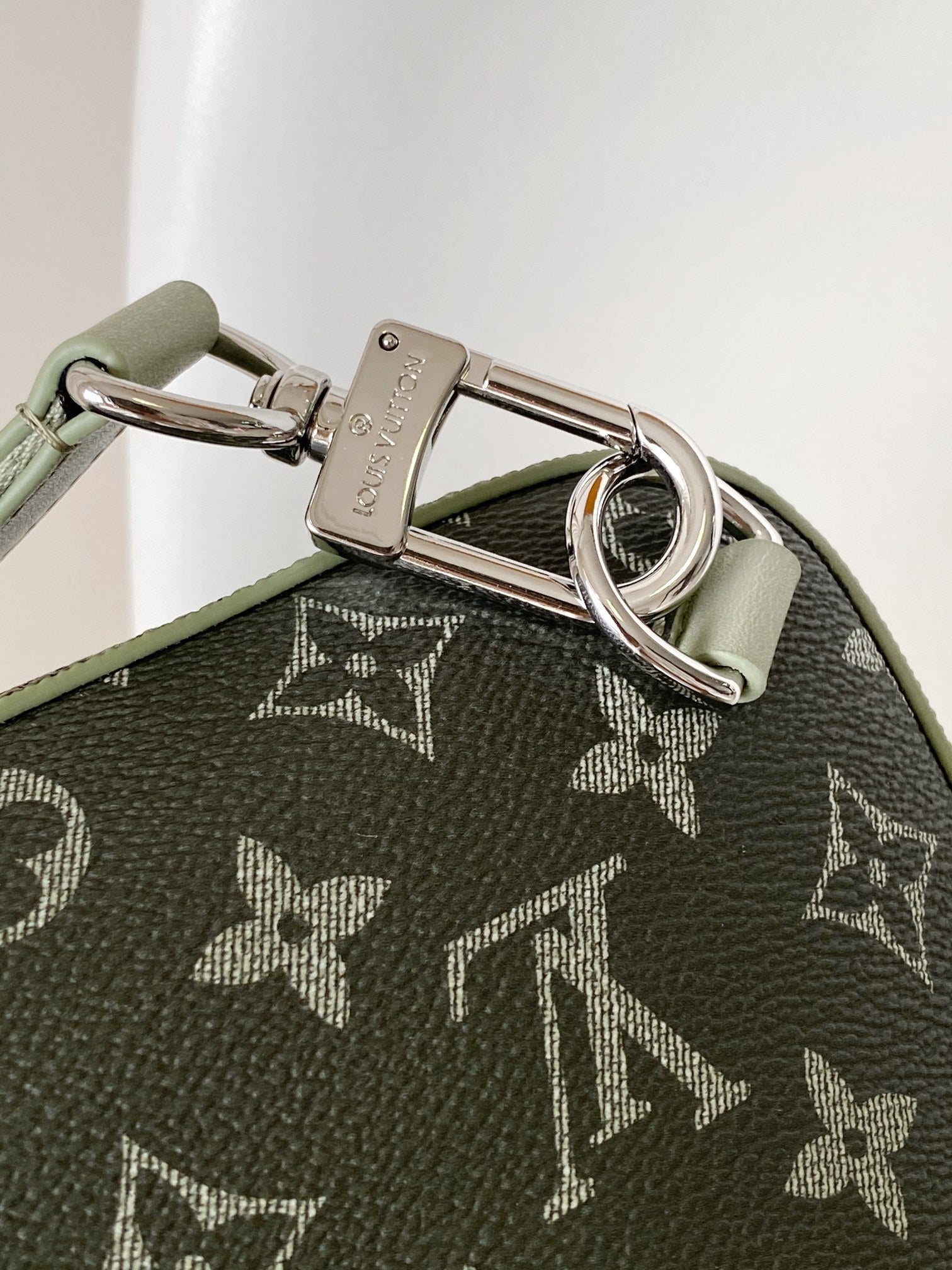 Louis Vuitton Sage Green Gradient Monogram Crossbody Sling Chest Bag