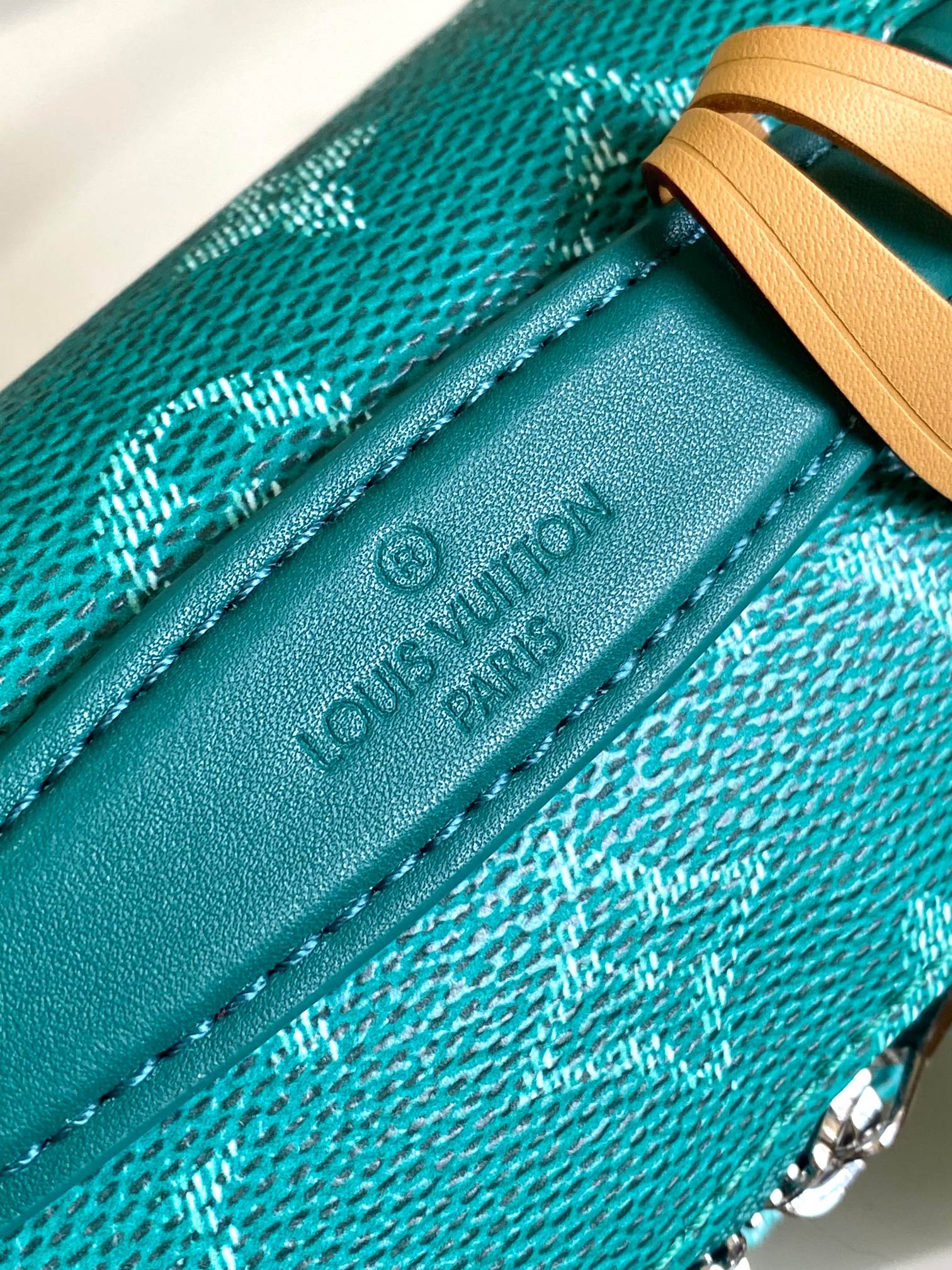 Louis Vuitton Green Monogram Canvas Waist Bag with Dog Paw Print Charm