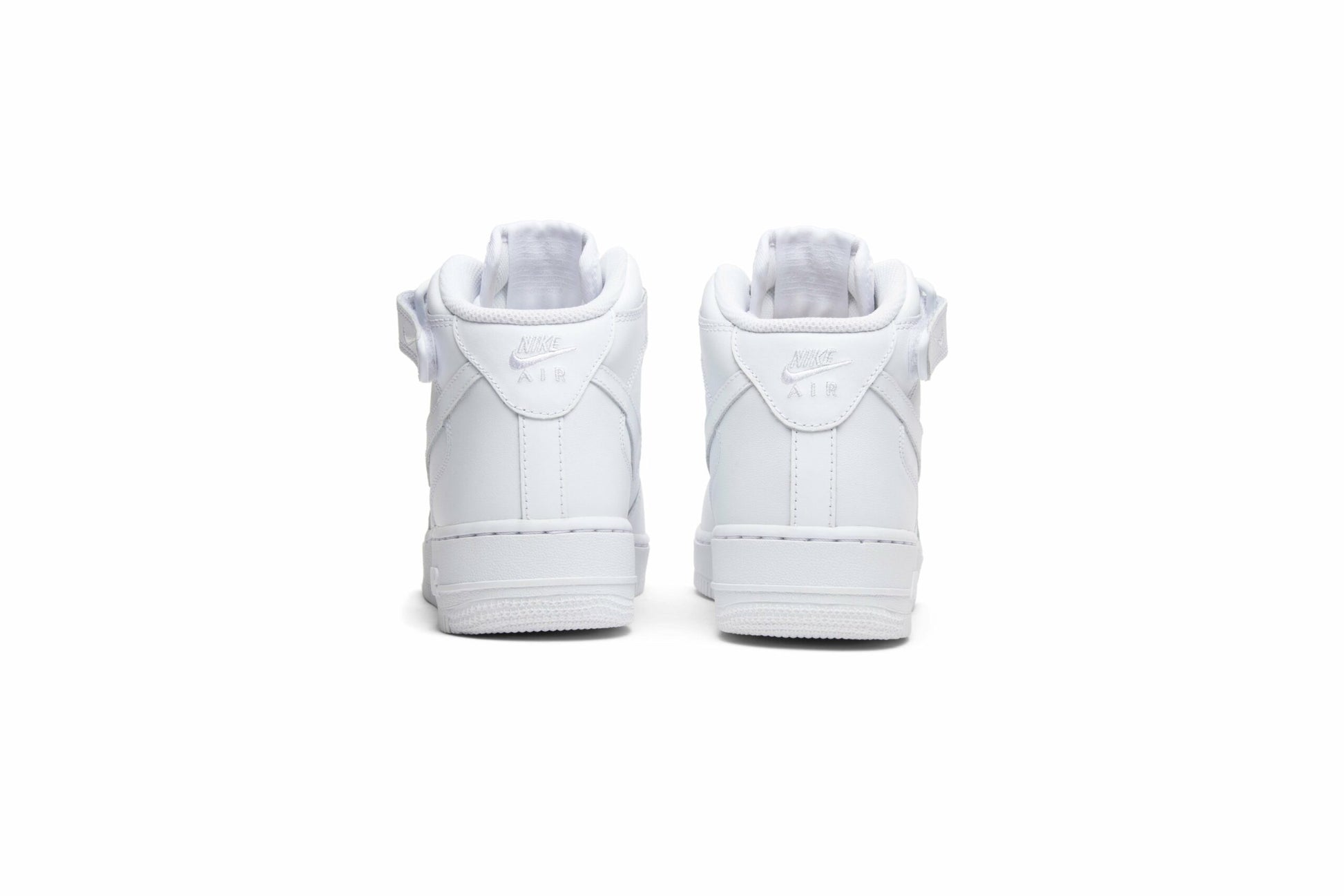 ( Women ) Nike Air Force 1 Mid 07 Leather ‘Triple White’ 366731-100