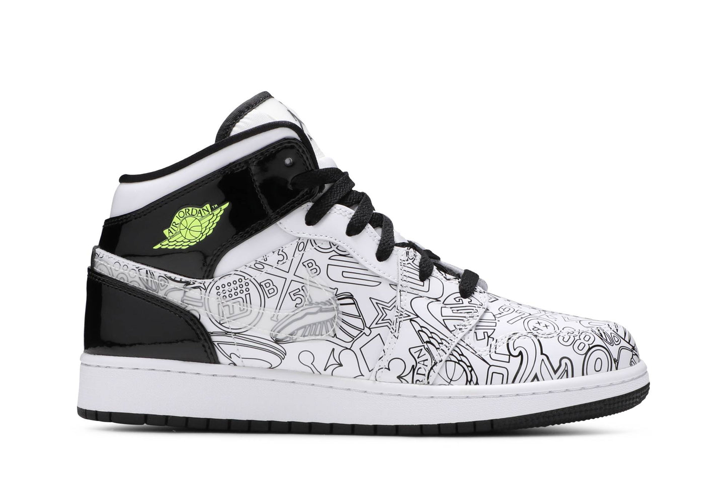 ( Grade School ) Air Jordan 1 Mid ‘DIY’ DC4099-100