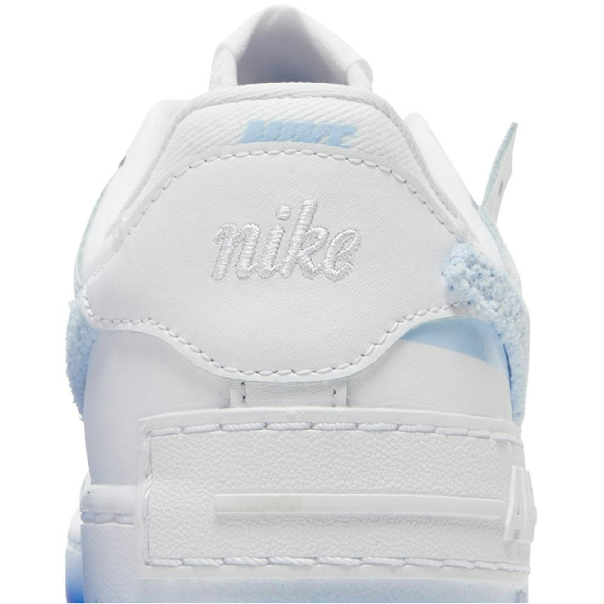 ( Women ) Nike Air Force 1 Shadow ‘Chenille Swoosh – Blue Tint’ FJ4567-100