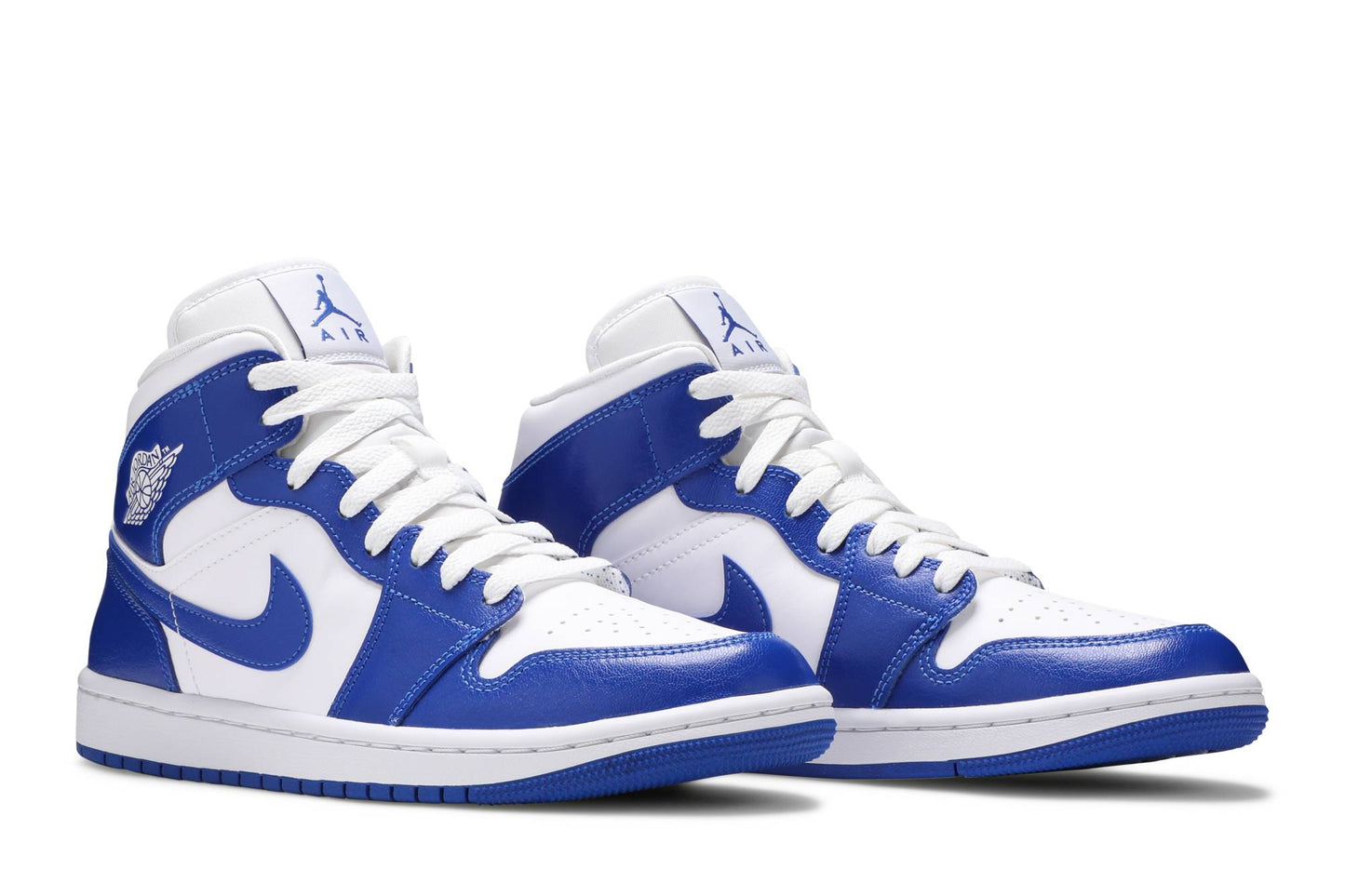 ( Women ) Air Jordan 1 Mid ‘Kentucky Blue’ BQ6472-104