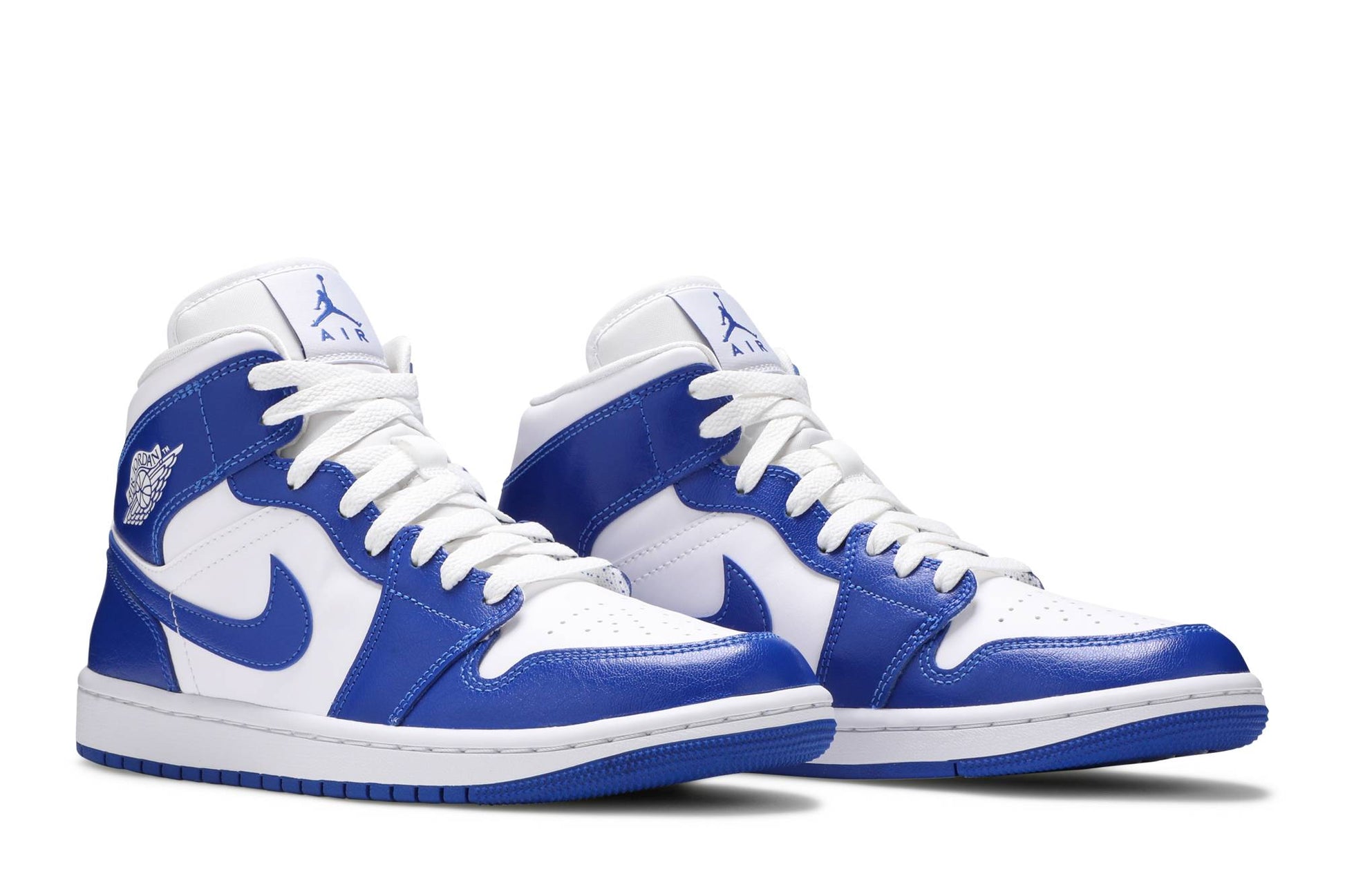 ( Women ) Air Jordan 1 Mid ‘Kentucky Blue’ BQ6472-104