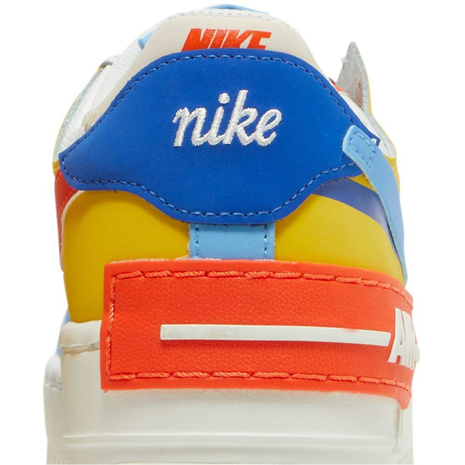( Women ) Nike Air Force 1 Low Shadow ‘Sail Game Royal Rush Orange University Blue’ CI0919-115