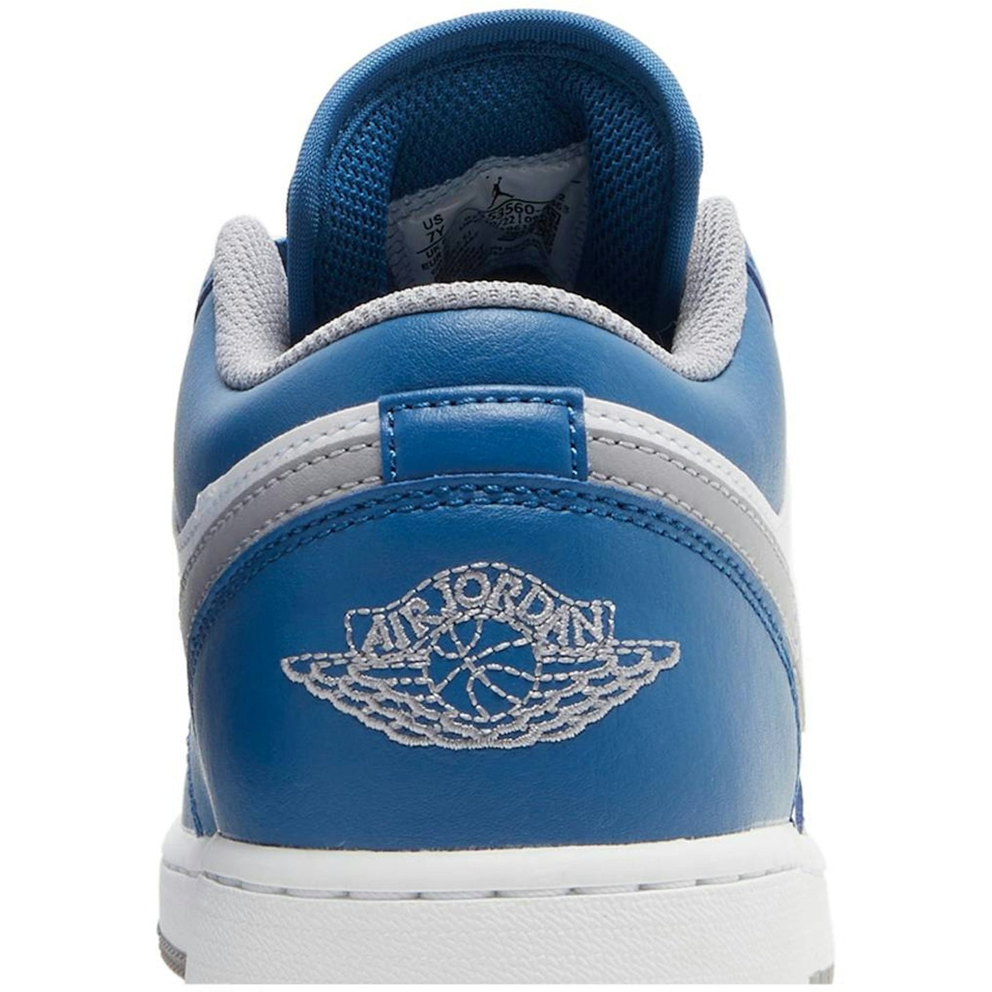 ( Grade School ) Air Jordan 1 Low ‘True Blue Cement’ 553560-412