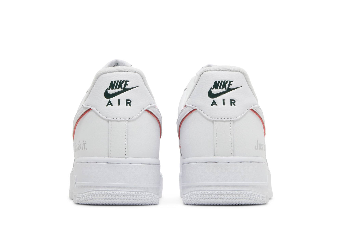 Nike Air Force 1 Low ‘Just Do It White Noble Green Metallic Silver University Red’ DQ0791-100