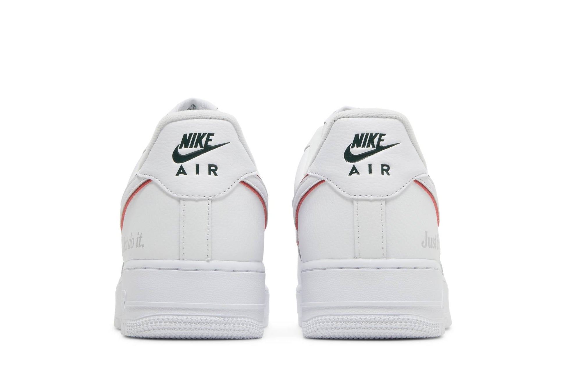 Nike Air Force 1 Low ‘Just Do It White Noble Green Metallic Silver University Red’ DQ0791-100
