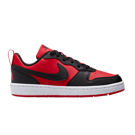 ( Youth ) Nike Court Borough Low Recraft Black University Red DV5456-600