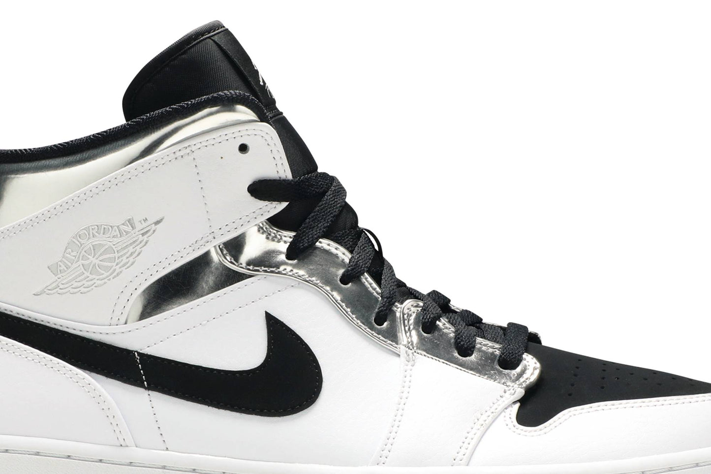 Air Jordan 1 Mid ‘White Silver’ 554724-121