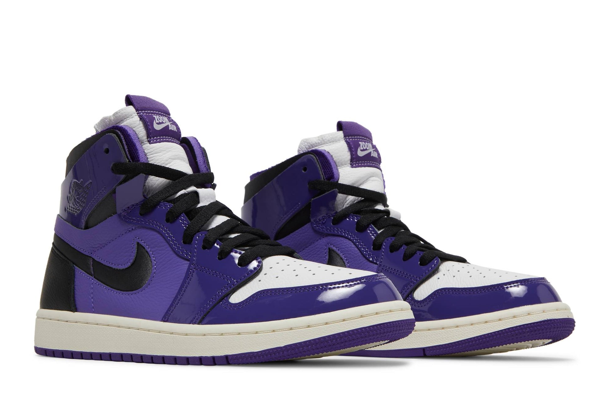 ( Women ) Air Jordan 1 Zoom CMFT ‘Purple Patent’ CT0979-505