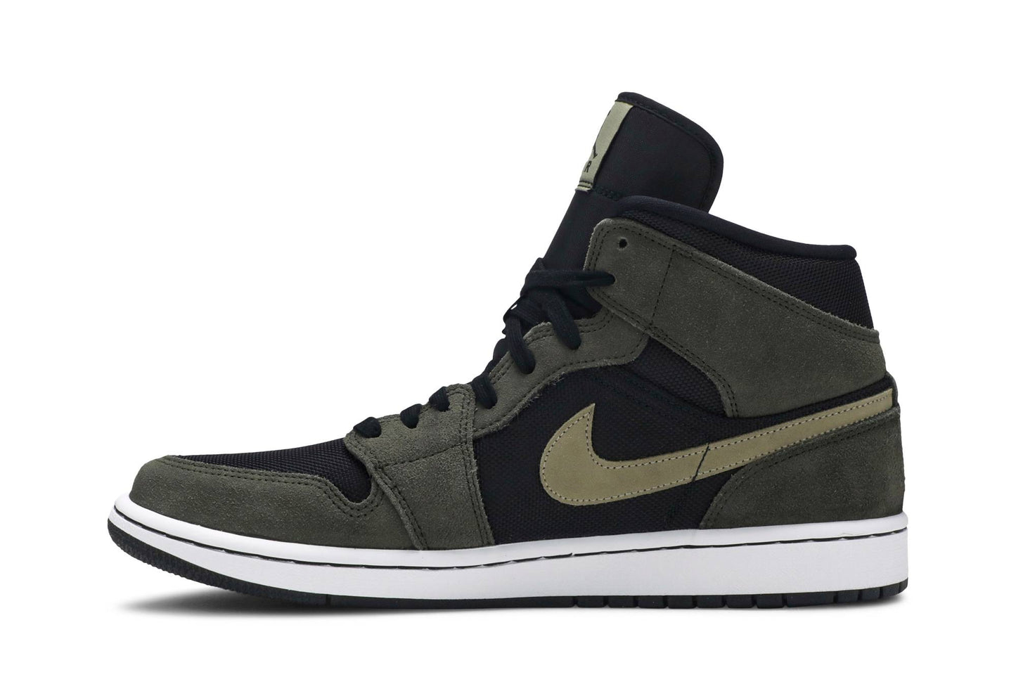 ( Women ) Air Jordan 1 Mid ‘Olive’ BQ6472-030