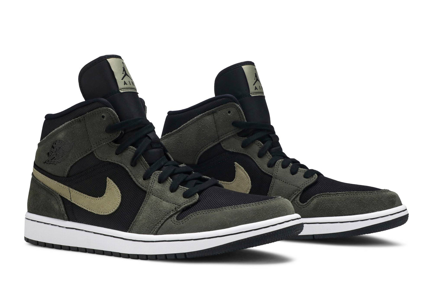 ( Women ) Air Jordan 1 Mid ‘Olive’ BQ6472-030