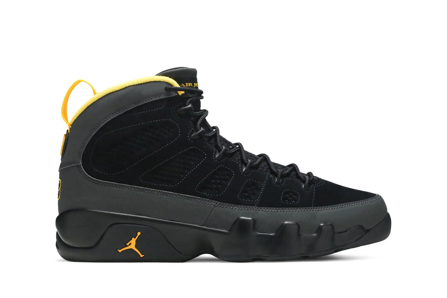 Air Jordan 9 Retro ‘Black Dark Charcoal University Gold’ CT8019-070