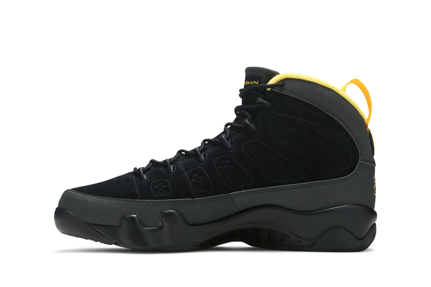 Air Jordan 9 Retro ‘Black Dark Charcoal University Gold’ CT8019-070
